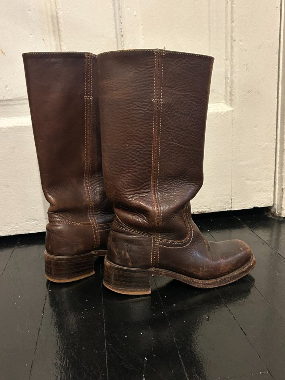 Vintage Frye Women's Brown Boots - Picture 2 of 4